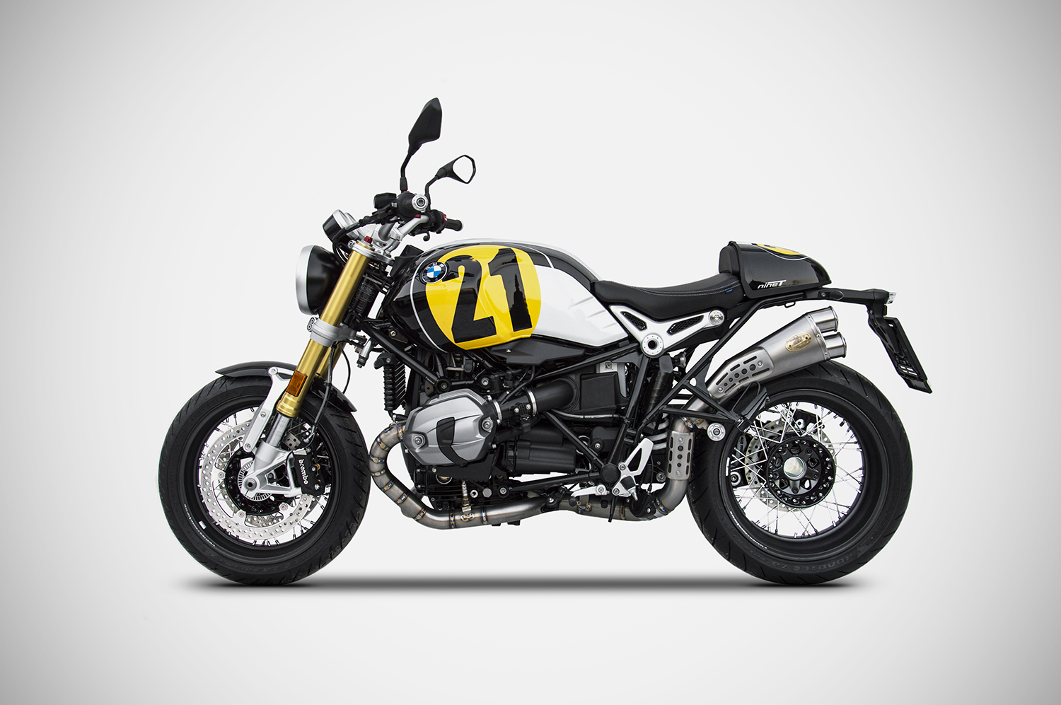 ZARD Stainless LIMITED EDITION 2 High Mount Slip-on Exhaust for the BMW R NineT / Pure / Urban GS (2021+) ZARD Stainless LIMITED EDITION 2 High Mount Slip-on Exhaust for the BMW R NineT / Pure / Urban GS (2021+)